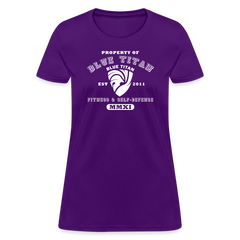 Women's Property of Blue Titan T-Shirt - purple