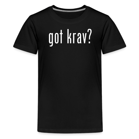 Got Krav Kids' Premium T-Shirt - black