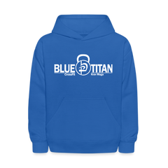 Blue Titan KB Logo Kids' Hoodie - royal blue