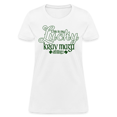 My Lucky Krav Maga Women's Tee - white