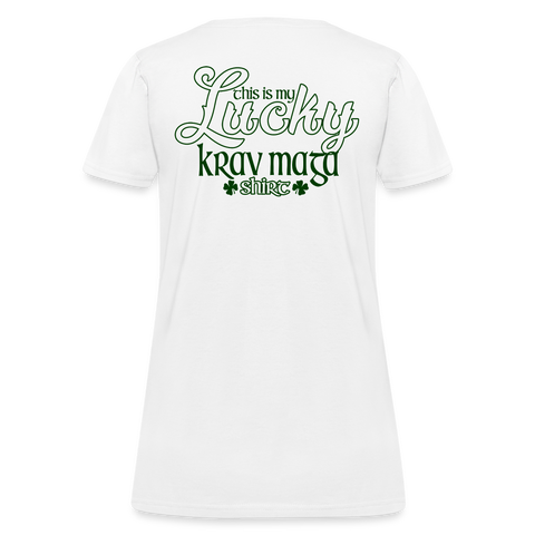 My Lucky Krav Maga Women's Tee - white