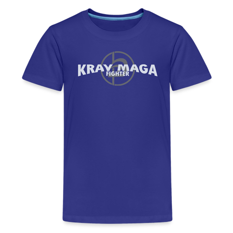 Krav Maga Fighter, Kids' Premium T-Shirt - royal blue