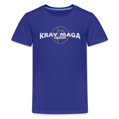 Krav Maga Fighter, Kids' Premium T-Shirt - royal blue