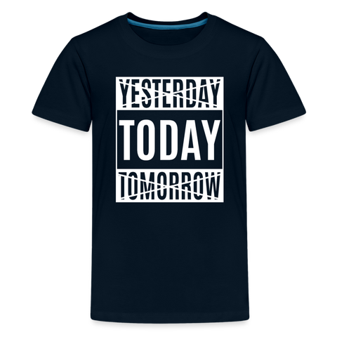 Kids' TODAY Premium Tee - deep navy