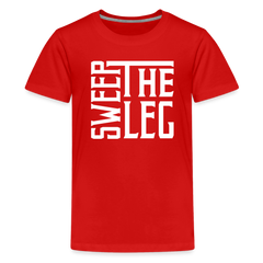 Kids' Sweep the Leg Premium Tee - red