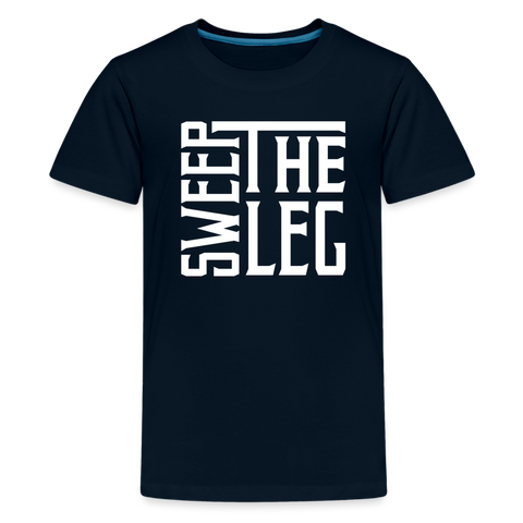 Kids' Sweep the Leg Premium Tee - deep navy