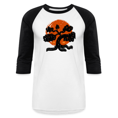 Bonzai Tree 3/4 Tee - white/black