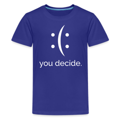 Kids' You Decide Premium Tee - royal blue