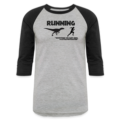 Running, Dinosaur Motivation - heather gray/black