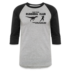 Blue TItan Running Club, Dinosaur Motivation - heather gray/black