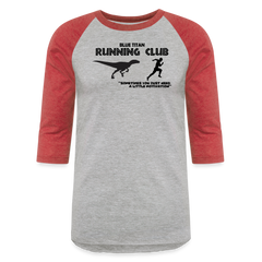 Blue TItan Running Club, Dinosaur Motivation - heather gray/red