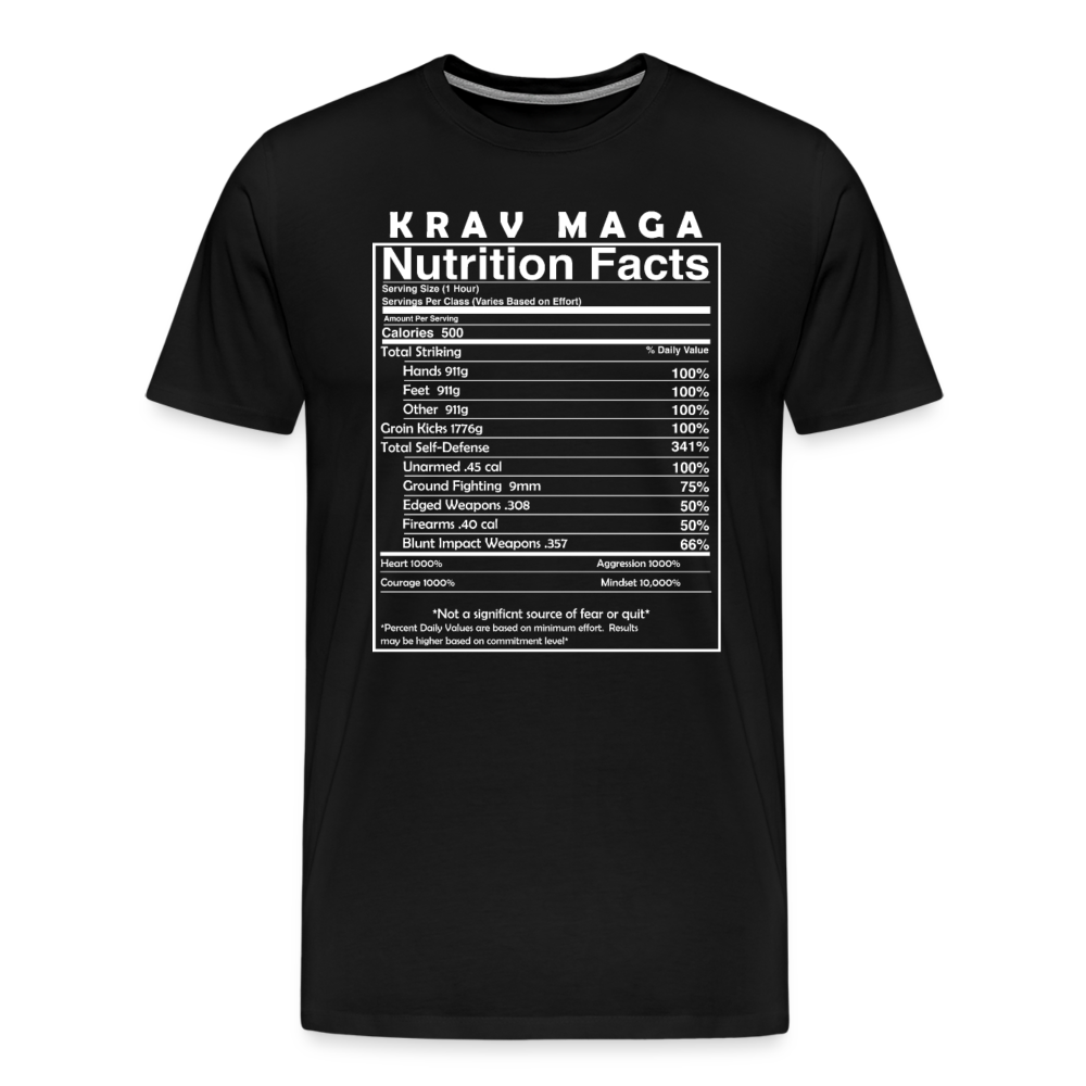 Nutrition Facts: Krav Maga - black