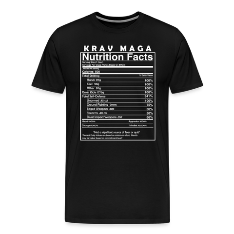 Nutrition Facts: Krav Maga - black