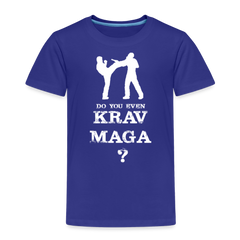 Toddler "Do You Even Krav Maga" T - royal blue