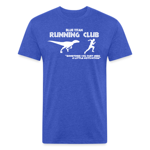 Blue Titan Running Club, Dinosaur Motivation T - heather royal