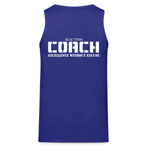 Staff Coach Tank, Men - royal blue