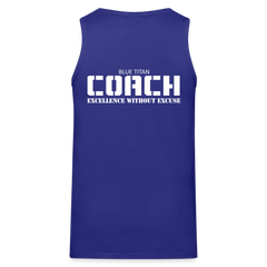 Staff Coach Tank, Men - royal blue