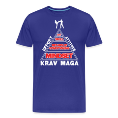 Krav Maga Pyramid - royal blue