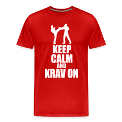 Keep Calm and Krav On - red