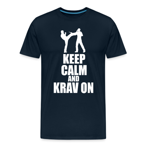 Keep Calm and Krav On - deep navy