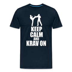 Keep Calm and Krav On - deep navy