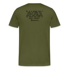 Keep Calm and Lift - olive green