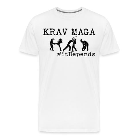 Krav Maga It Depends - white