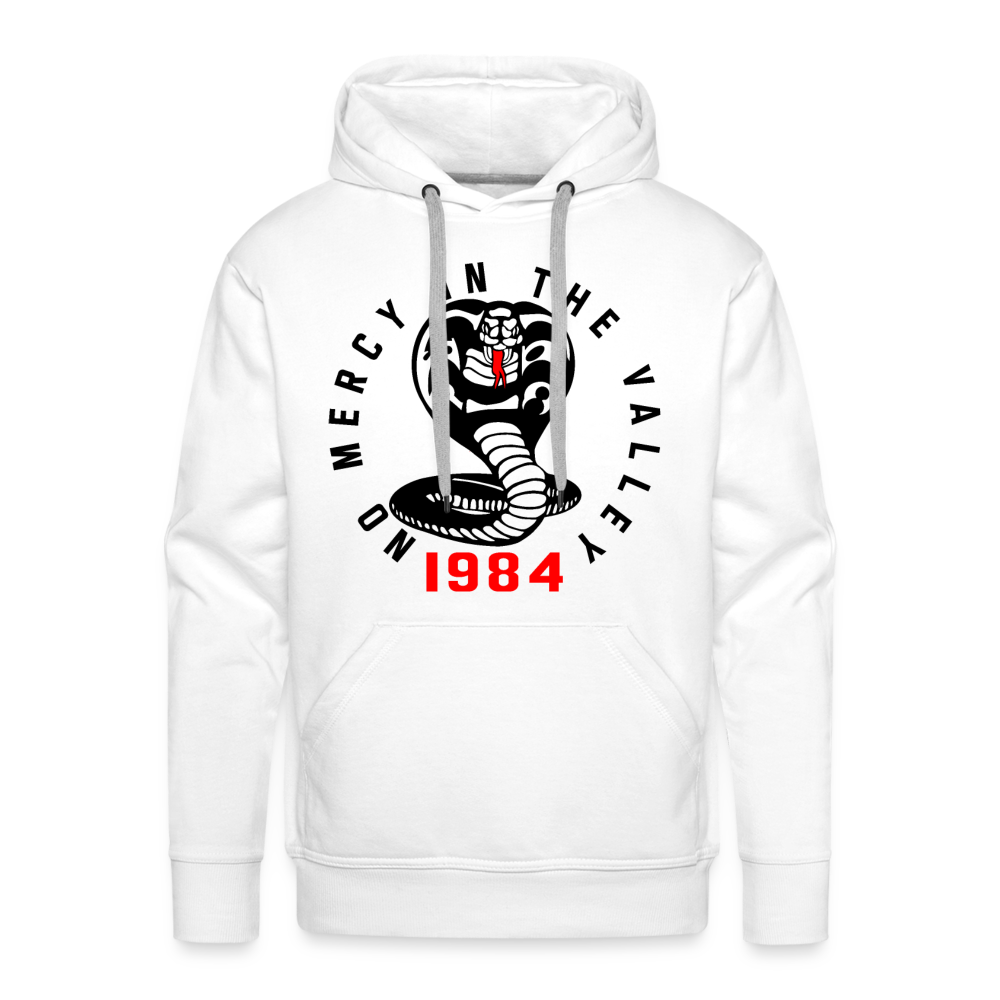 No Mercy in the Valley Hoodie - white