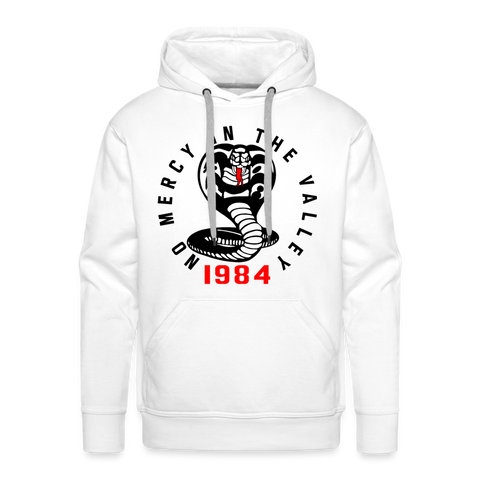 No Mercy in the Valley Hoodie - white