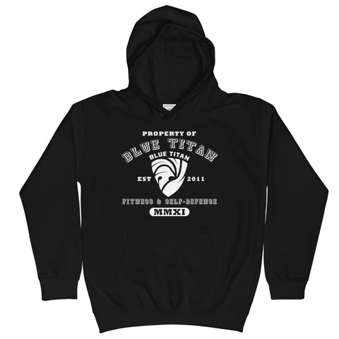 Property of Blue Titan Kids Hoodie