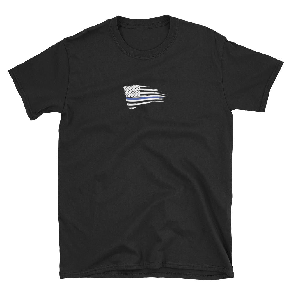 Honor Serve Protect Thin Blue Line Tee