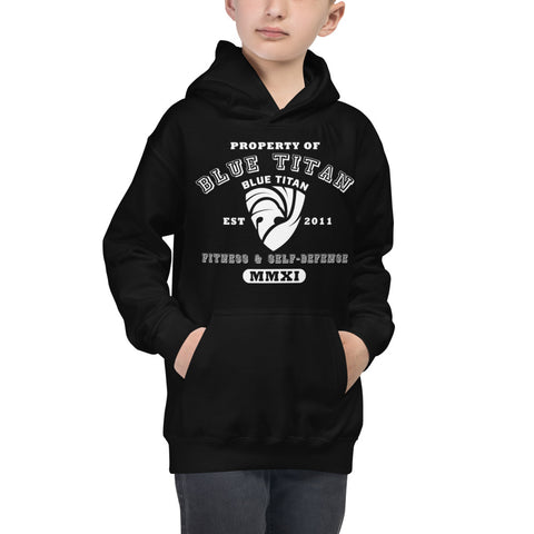 Property of Blue Titan Kids Hoodie