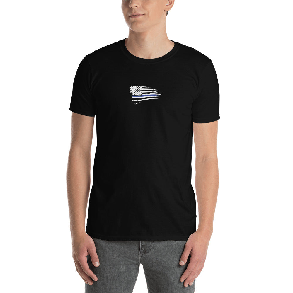 Honor Serve Protect Thin Blue Line Tee