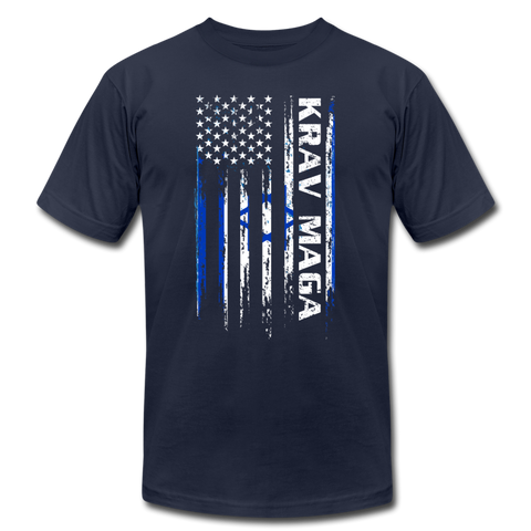 Krav Maga Israeli American Flag - navy