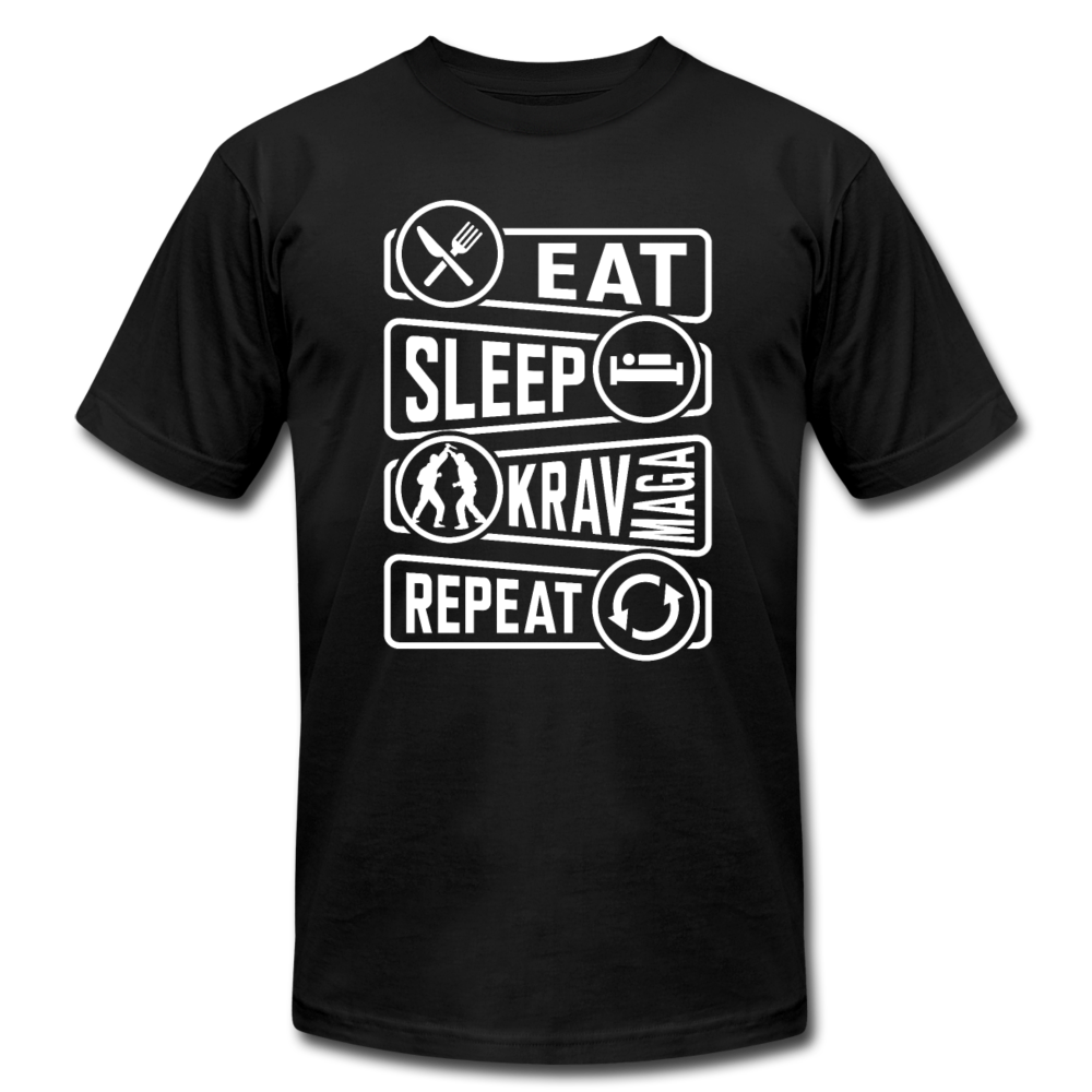 Eat Sleep Krav Repeat - black