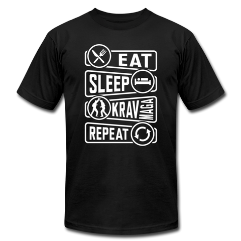 Eat Sleep Krav Repeat - black