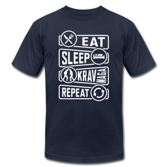 Eat Sleep Krav Repeat - navy