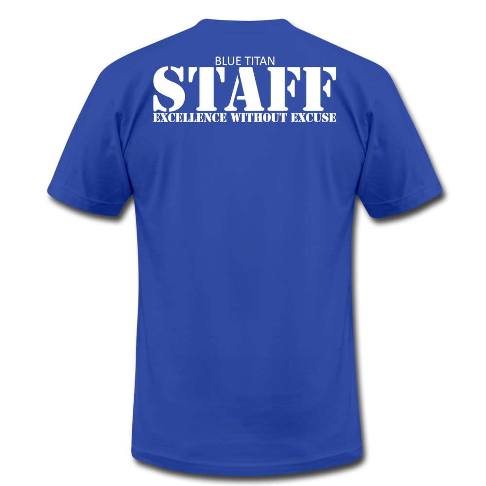 Blue Titan Staff Shirt - royal blue