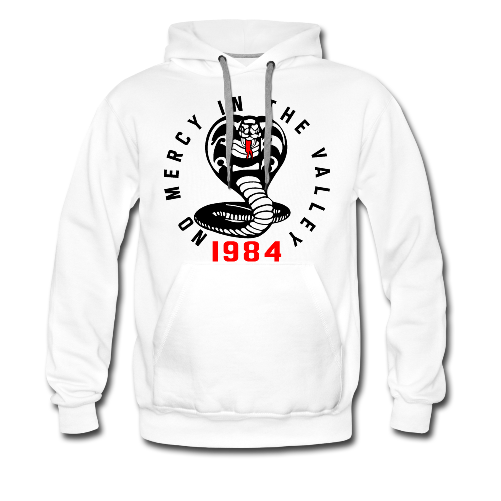 No Mercy in the Valley Hoodie - white