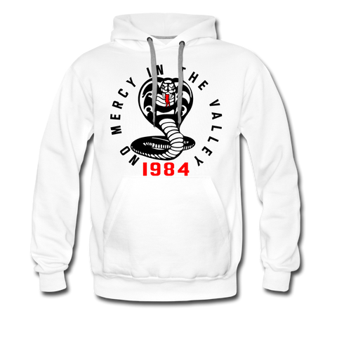 No Mercy in the Valley Hoodie - white