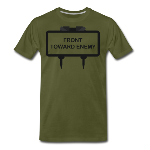 Front Toward Enemy - olive green