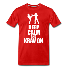 Keep Calm and Krav On - red