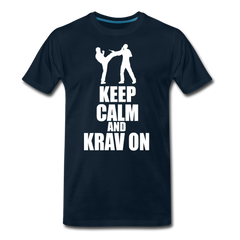 Keep Calm and Krav On - deep navy