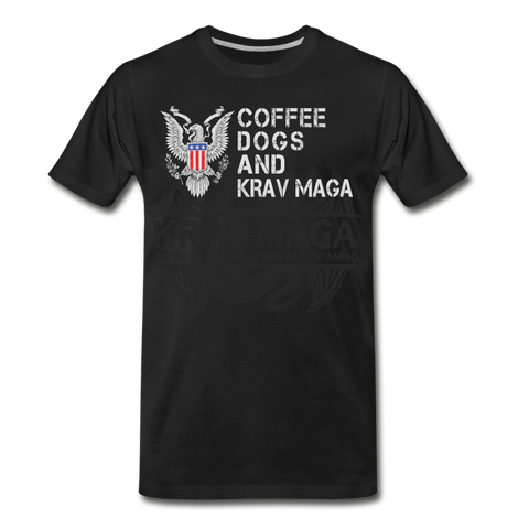 Coffee Dogs and Krav Maga - black