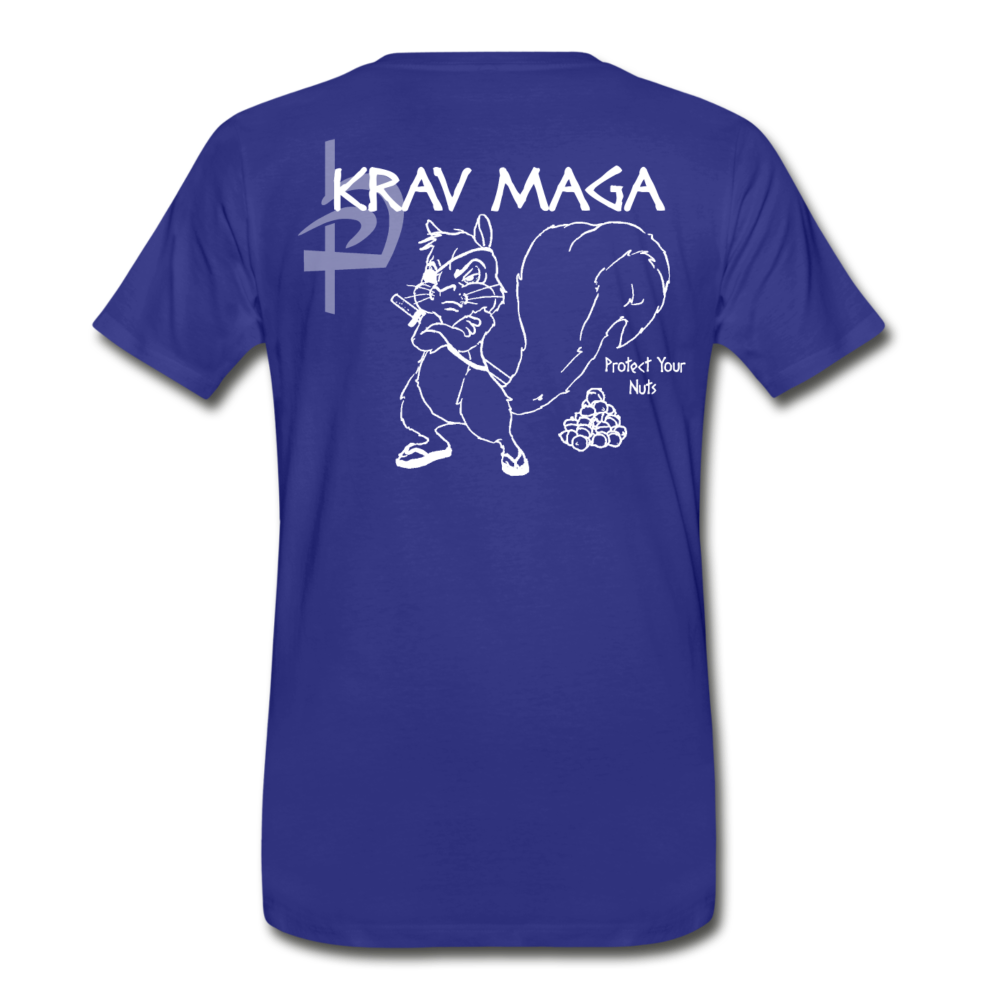 Protect Your Nuts: Krav Maga - royal blue