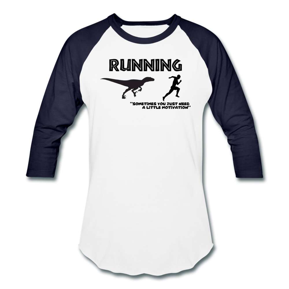 Running, Dinosaur Motivation - white/navy