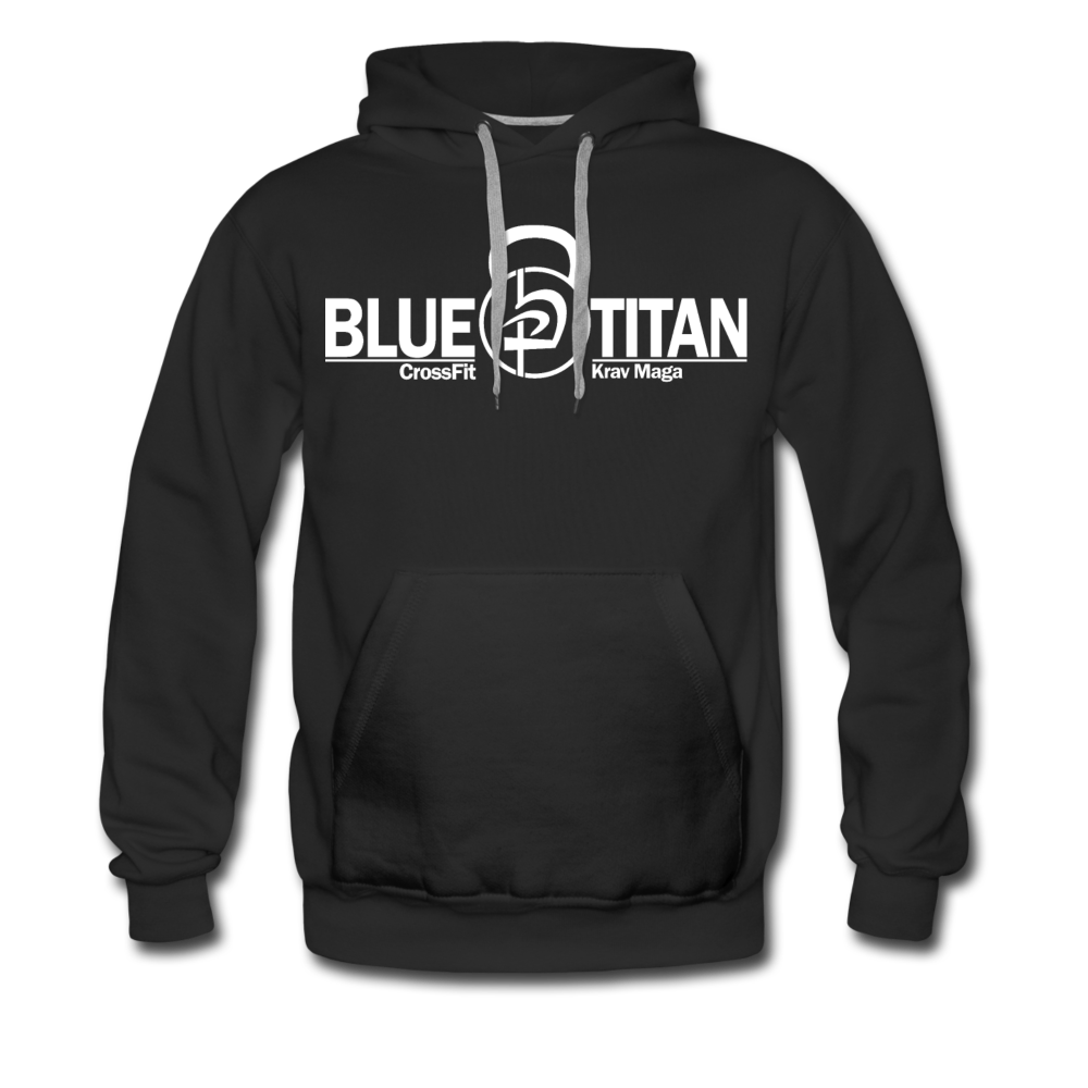 Protect Your Nuts, Blue Titan hoodie - black