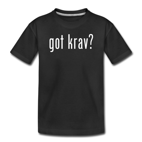 Got Krav Kids' Premium T-Shirt - black