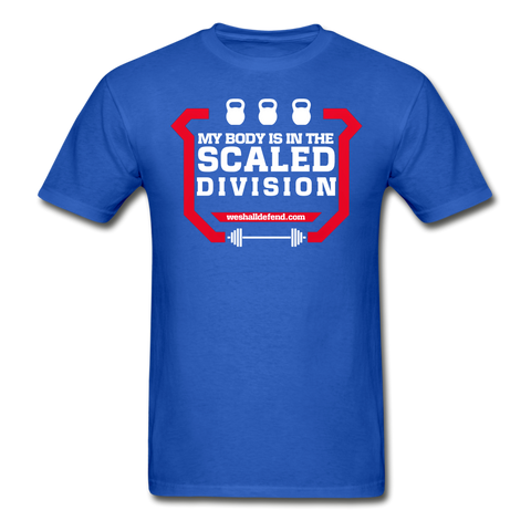 My Body is in the Scaled Division - royal blue