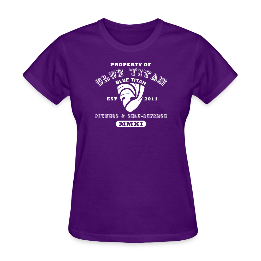 Women's Property of Blue Titan T-Shirt - purple